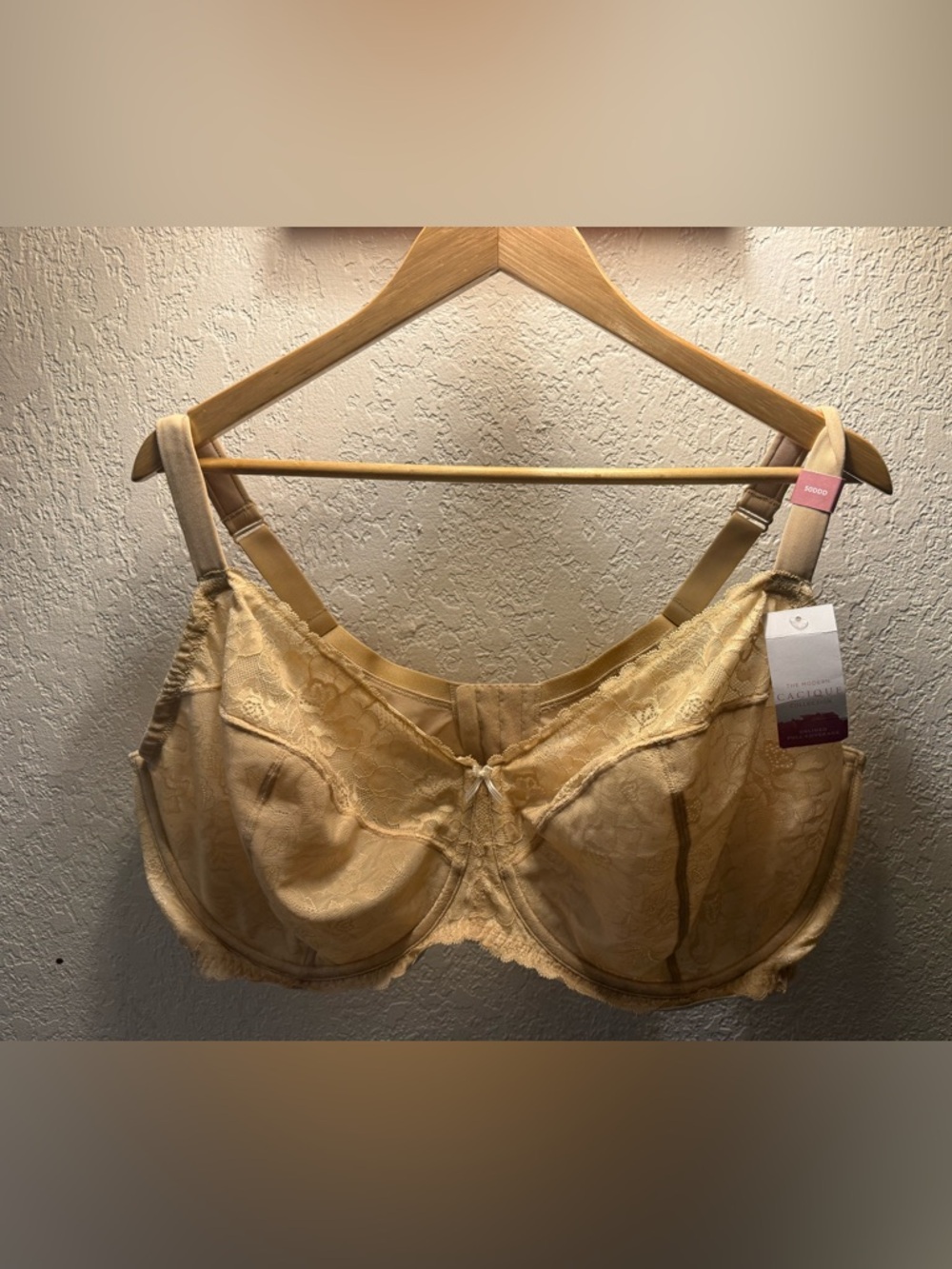 Cacique Lace Full-Coverage Bra in Light Tan